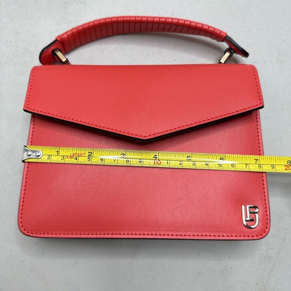 Les Petits Joueurs Corallo Micro Pixie Mini Handbag Red Coral 3 Pockets Italy - Picture 15 of 16